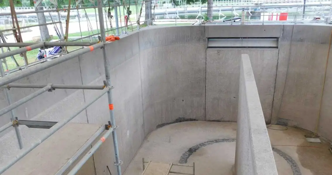 El reactor estuvo completamente cerrado durante la duración de los trabajos de reparación