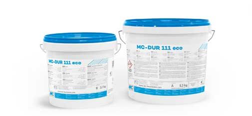MC-DUR 111 eco es un nuevo sellador de resina epoxi de MC-Bauchemie que puede utilizarse en espacios interiores. El sellador ha sido certificado según la directriz AgBB 2018, marcado con el GISCODE RE05 y, a diferencia de las resinas epoxi estándar, no sensibiliza la piel. Es resistente a las cargas mecánicas y químicas y también se adhiere sobre superficies ligeramente húmedas.